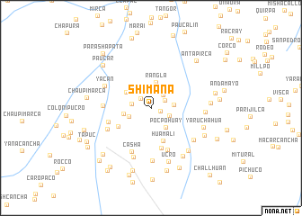 map of Shimana