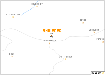 map of Shimener