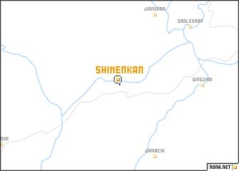 map of Shimenkan