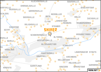 map of Shimer