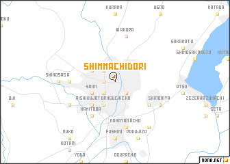 map of Shimmachidōri