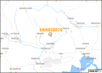 map of Shimo-goryō