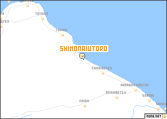 map of Shimo-naiutoro