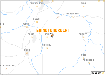 map of Shimo-tonokuchi