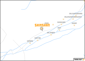 map of Shimshān