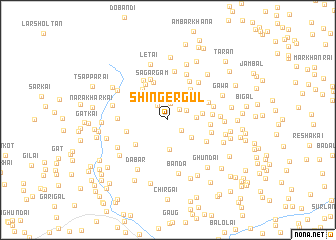 map of Shīngergul