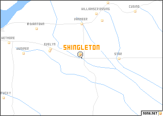 map of Shingleton