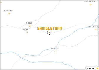map of Shingletown