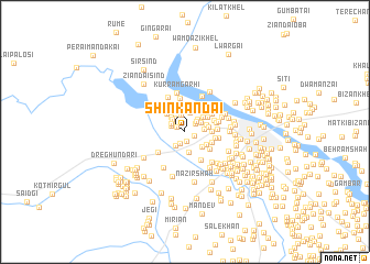 map of Shinkandai