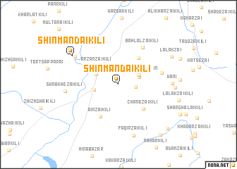 map of Shīn Māndai Kili