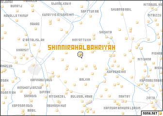 map of Shinnīrah al Baḩrīyah
