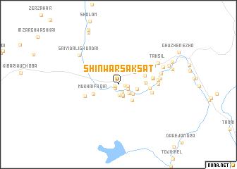 map of Shīn Warsak Sat