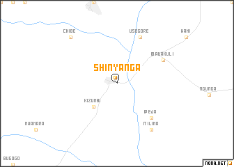 map of Shinyanga