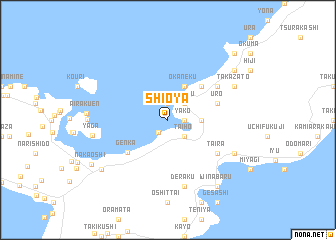 map of Shioya