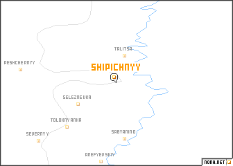 map of Shipichnyy