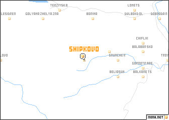 map of Shipkovo