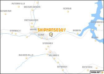 map of Shipmans Eddy