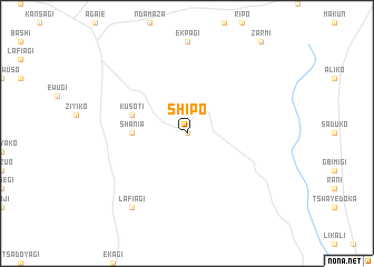 map of Shipo