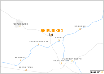 map of Shipunikha