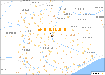 map of Shiqiaotounan