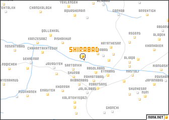 map of Shīrābād