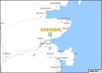 map of Shirahama