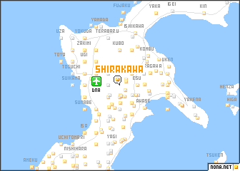 map of Shirakawa