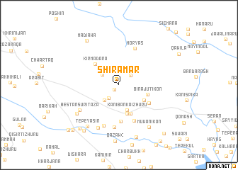 map of Shīramar