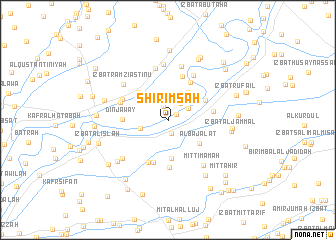 map of Shirimsâḥ