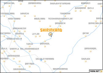 map of Shīrīn Kand