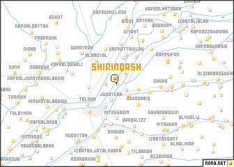 map of Shirinqāsh