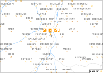 map of Shīrīn Sū