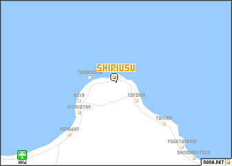 map of Shiriusu