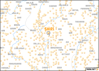 map of Shīri