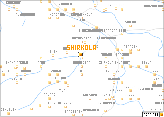 map of Shīrkolā