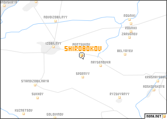 map of Shirobokov