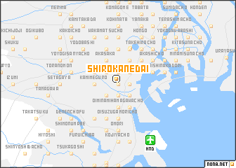 map of Shirokanedai