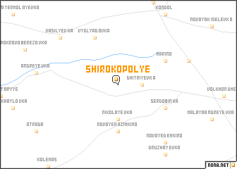 map of Shirokopol\