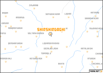 map of Shīrshīr Dāghī