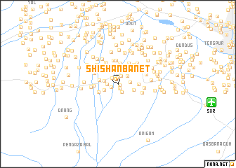 map of Shīshan Bānet