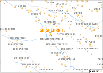 map of Shīsheh Rāh