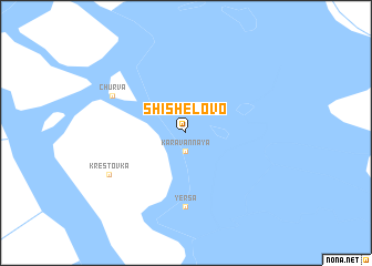 map of Shishelovo