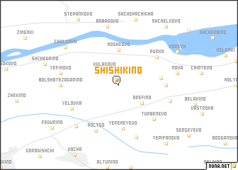 map of Shishikino