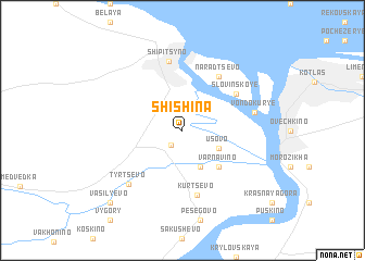 map of Shishina