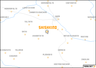 map of Shishkino