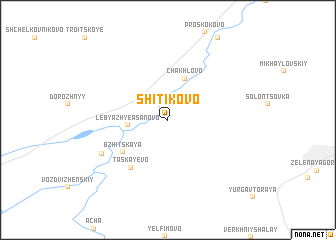 map of Shitikovo