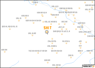 map of Shīt