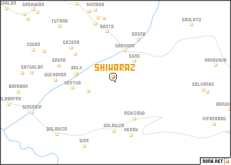 map of Shīwaraz