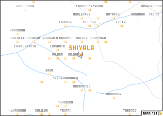 map of Shiyala