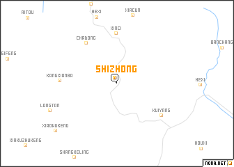 map of Shizhong